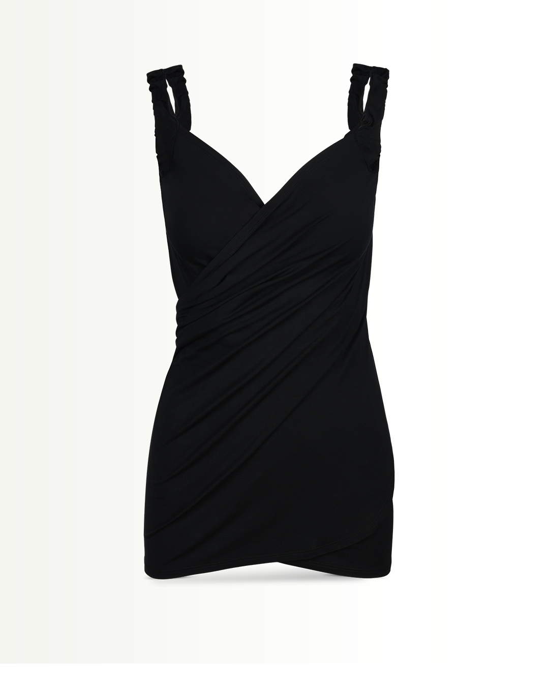 Mini Bamboo Wrap Dress